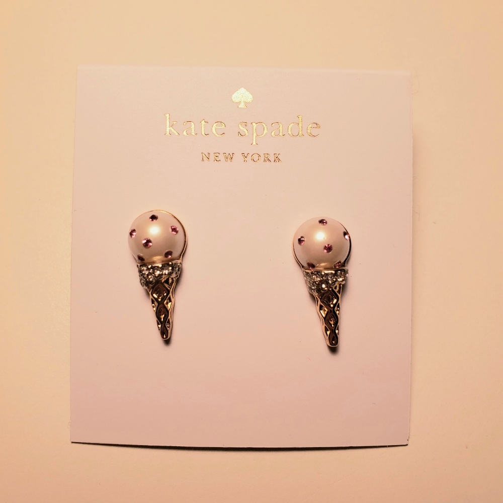Kate Spade Ice Cream Cone Earrings